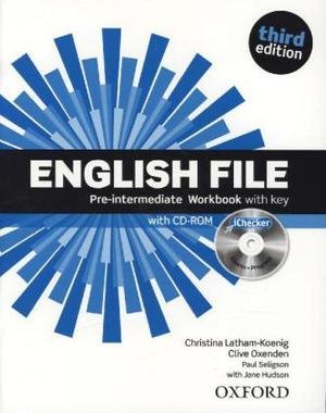 English File Pre-intermediate, 3rd ed., Workbook with key and iChecker