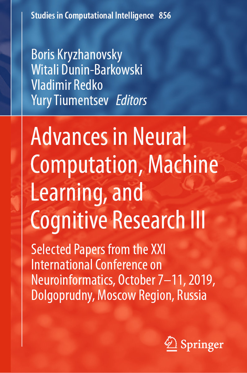 Advances in Neural Computation, Machine Learning, and Cognitive Research III