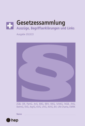 Gesetzessammlung 2022/2023 (Ausgabe A4)